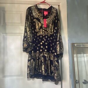 NWT silk Lilly Pulitzer dress with stretch waist